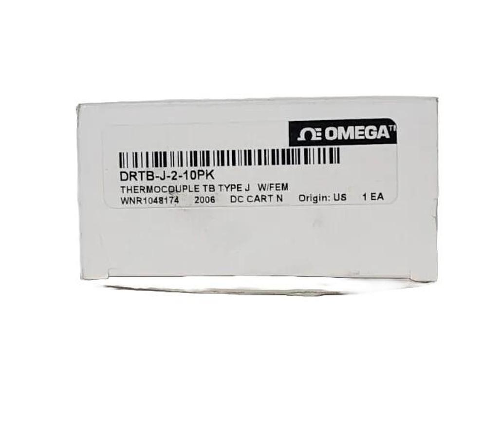 LOT OF 3 NIB OMEGA DRTB-J-2-10PK THERMOCOUPLES TB TYPE J W/FEM