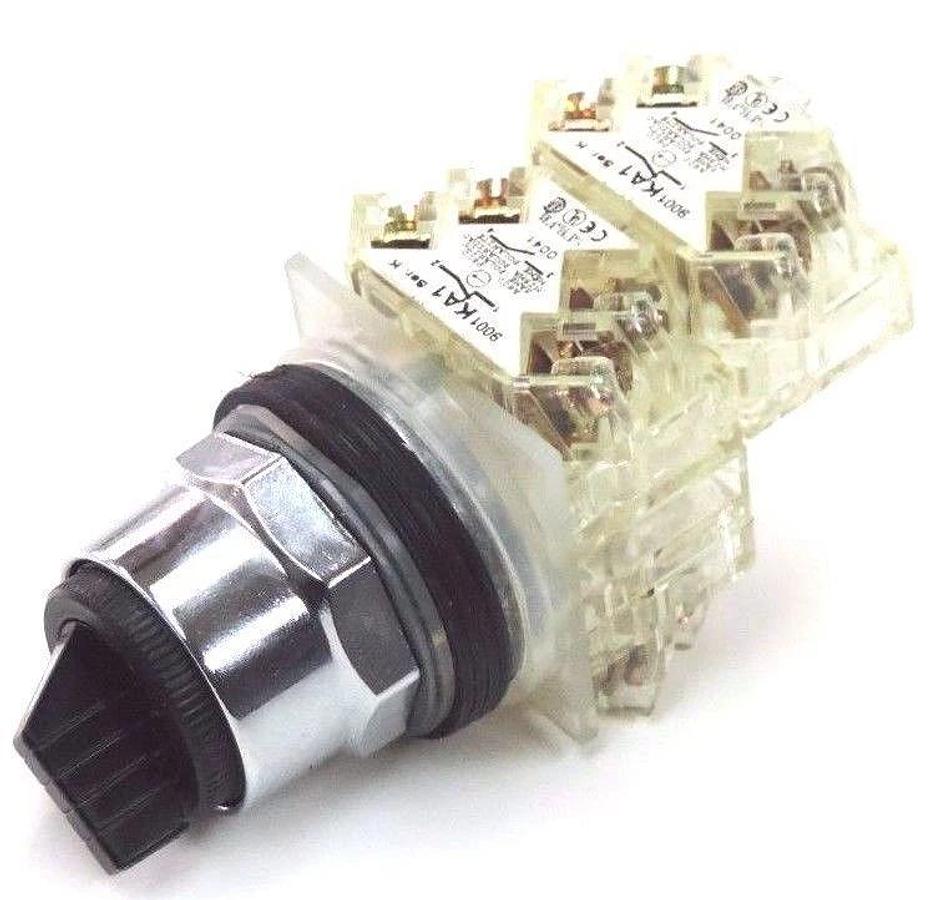 Used NIB SQUARE D 9001KS12BH3 SELECTOR SWITCH 600VAC 10A