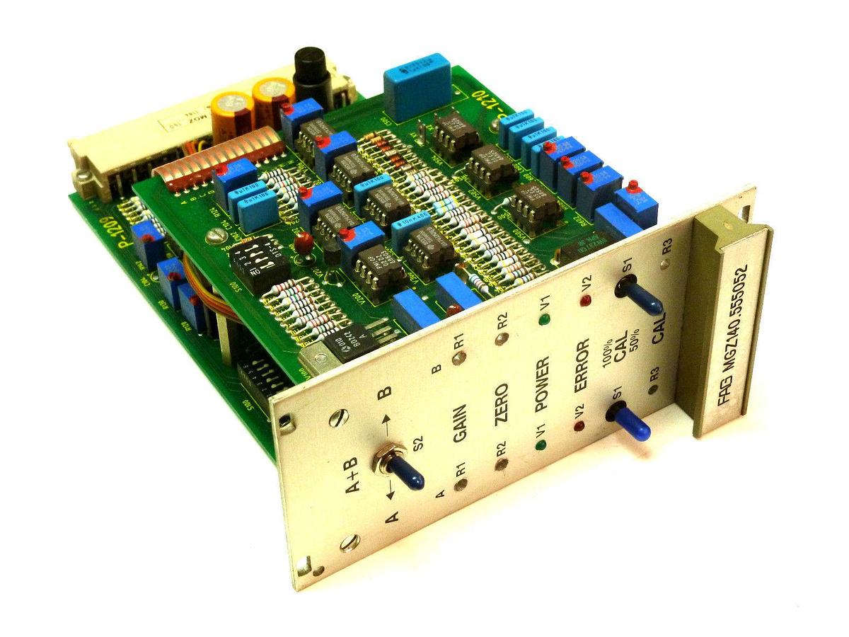 Used FAG MGZ140.555052 AMPLIFIER CARD MGZ 140 MGZ140555052