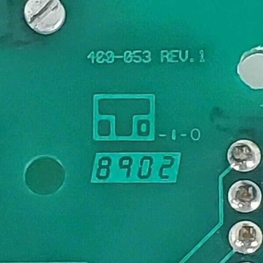 Used UNICO 400-053 REV. 1 CIRCUIT BOARD 400053, 308-716 5