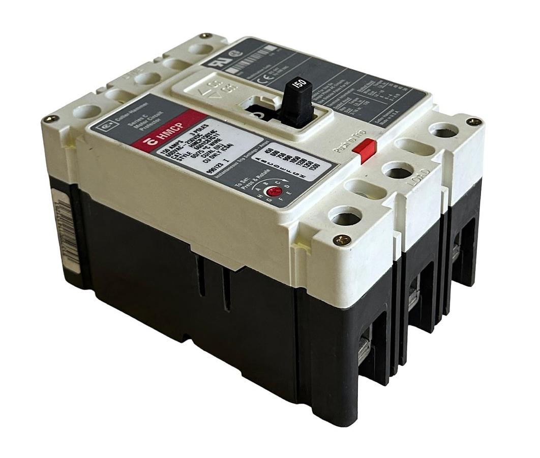 Used NEW EATON CUTLER HAMMER HMCP150T4C SER. C 3-POLE 150A MOTOR CIRCUIT BREAKER 600V