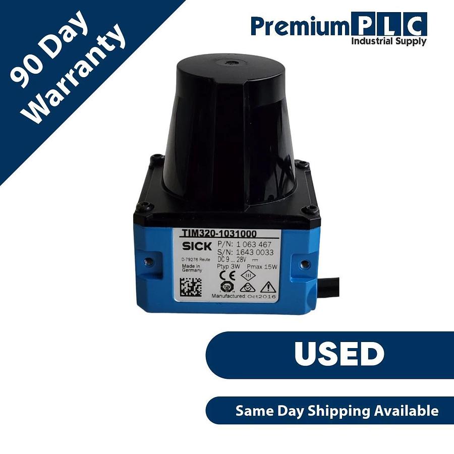 Used USED SICK TIM320-1031000 / TIM3201031000 2D LiDAR SENSOR TiM P/N 1063467
