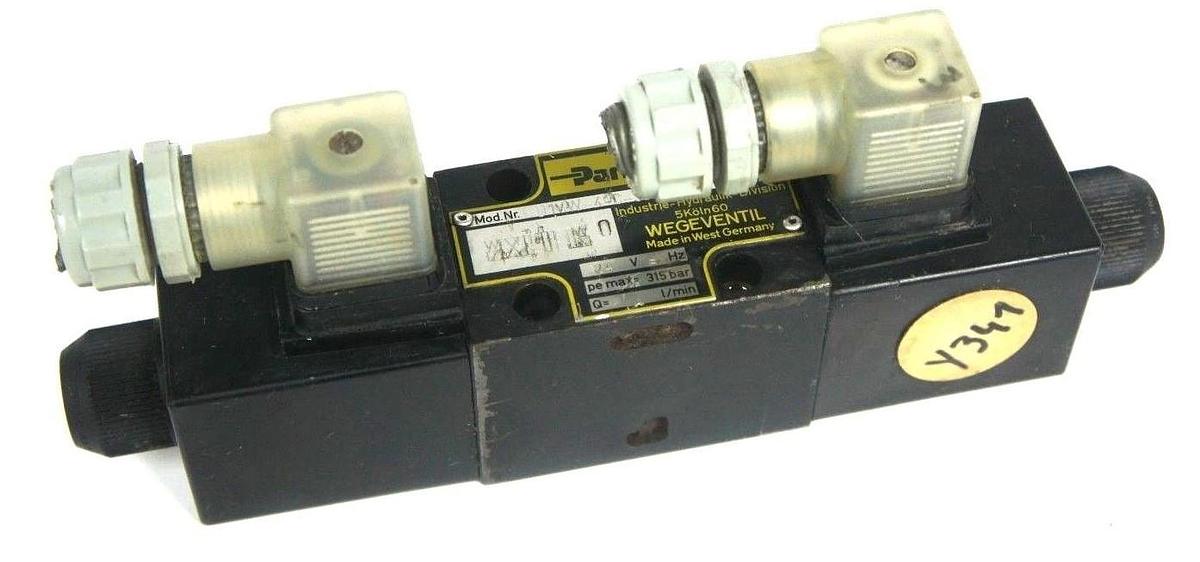 Used PARKER D1VW-4-C-JJ-53 CONTROL VALVE 315 BAR D1VW4CJJ53