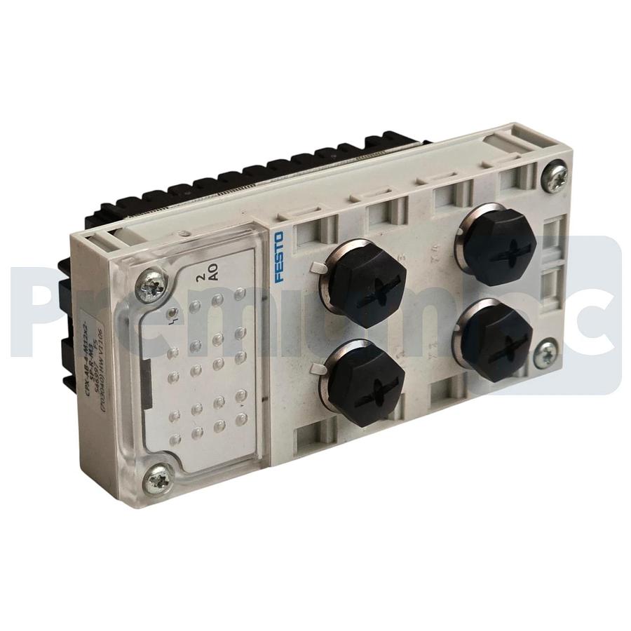 Festo CPX-AB-4-M12x2-5P-R-M3 | 546997 CPX Connection Block 4x M12 5-Pin NUPI