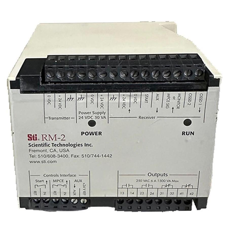 Used STI 43776-0010 / 437760010 RESOURCE MODULE RM-2 / RM2 24Vdc DIN-RAIL MOUNT