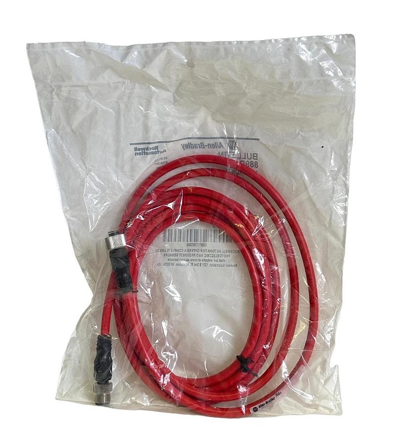 Used NEW ALLEN BRADLEY 889D-F8NBDM-3 /B DC MICRO CORDSET 3M 889DF8NBDM3
