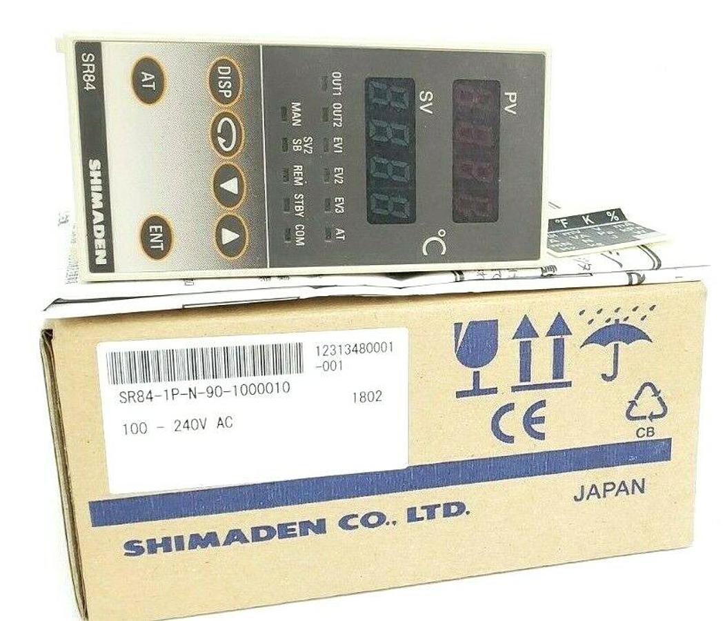 Used NIB SHIMADEN CO. SR84-1P-N-90-1000010 TEMPERATURE CONTROLLER SR841PN901000010