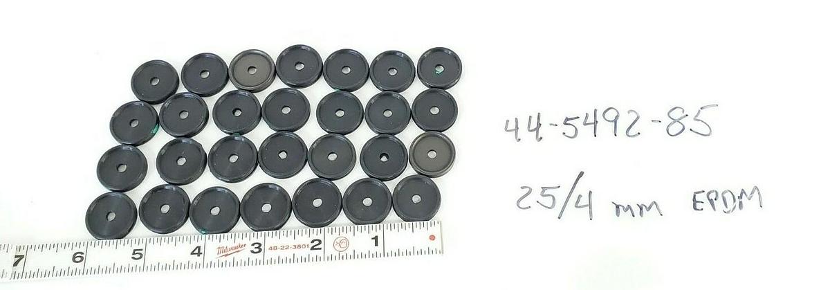 Used BAG OF 28 NEW GE HEALTHCARE 44-5492-85 TC-GASKETS 25/4MM EPDM TC 25/4 67065