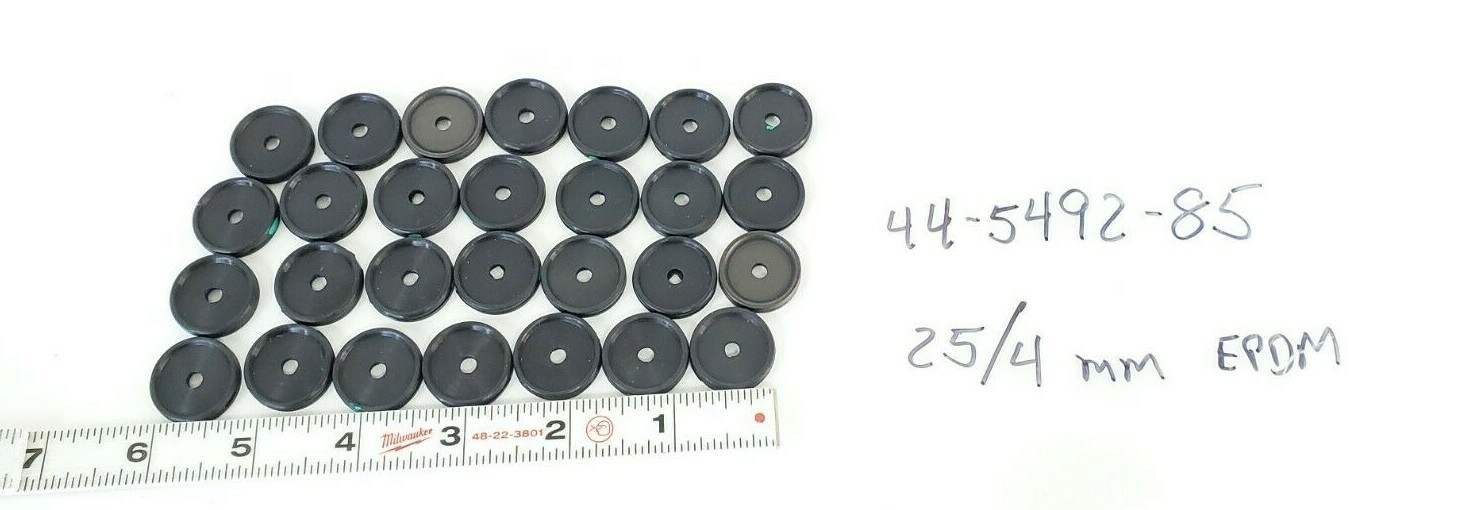 Used BAG OF 28 NEW GE HEALTHCARE 44-5492-85 TC-GASKETS 25/4MM EPDM TC 25/4 67065