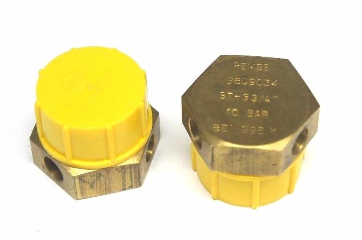 Used LOT OF 2 NEW REMBE 9809034 BURSTING DISKS ST-G-3/4" 10 BAR BEI 295 K