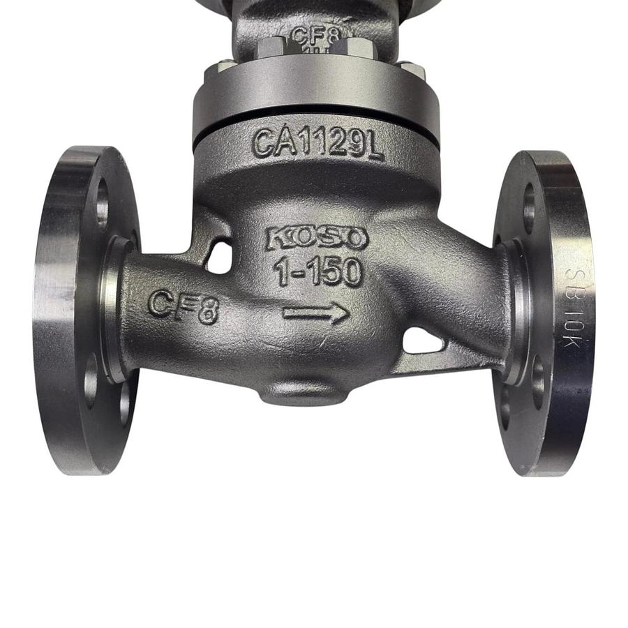 Koso 501T 1" x 3/4" S/S Control Globe Valve w/ Rotork YT-1000 E/P Positioner NEW