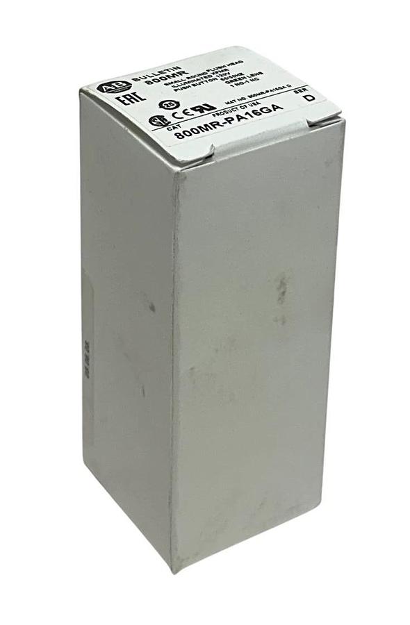 ALLEN BRADLEY 800MR-PA16GA /D SMALL ROUND PUSH BUTTON FLUSH GREEN 120V NSMP