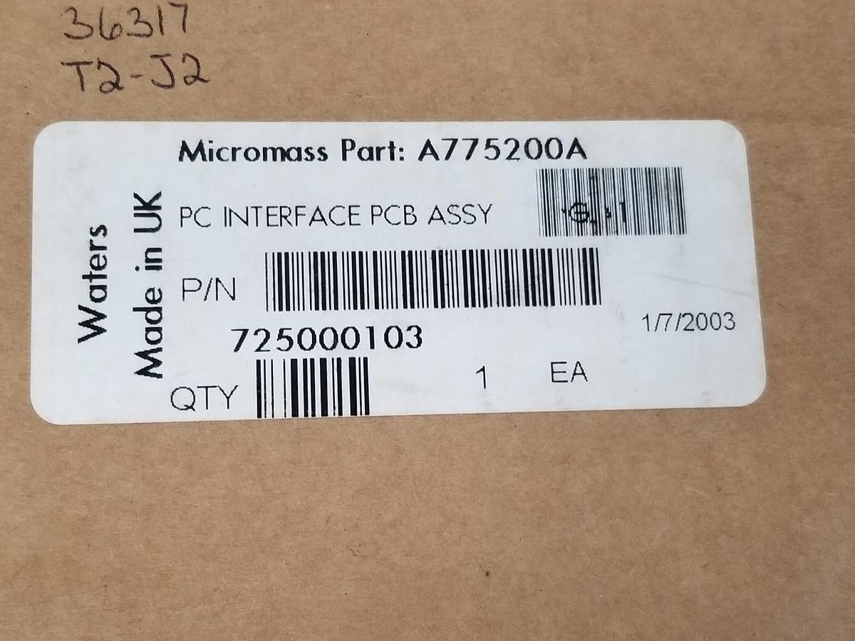 Used MICROMASS A775200A PCB CONTROLLER A775200-L1 A775200-SS ISS. 3 A775200