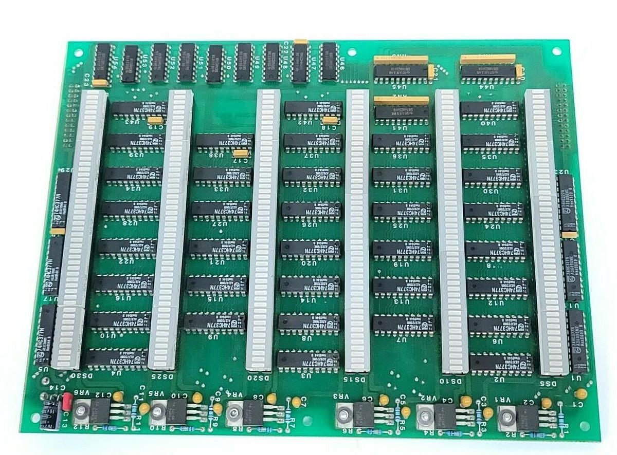 Used HEIDELBERG HARRIS PCA5347004 BARGRAPH DISPLAY BOARD REV. A PCA5347004A