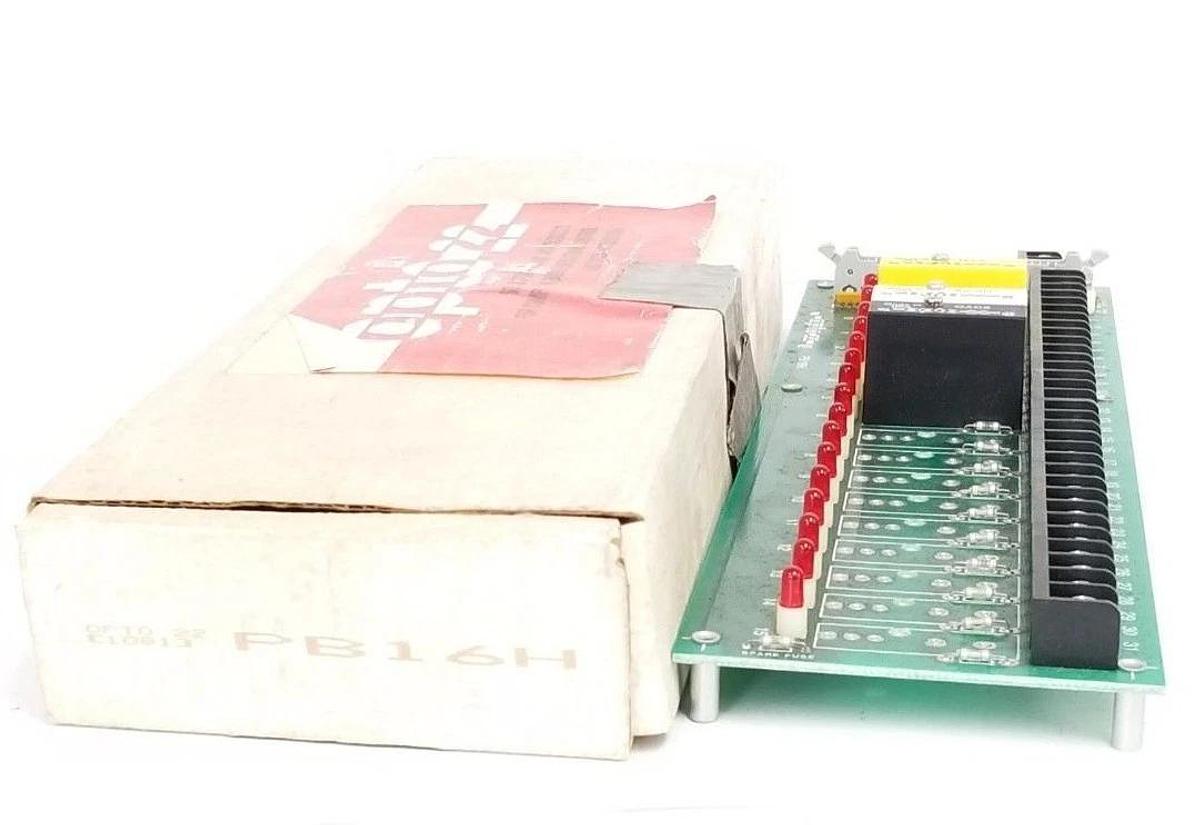 Used OPTO 22 PB16H LOGIC CONTROLLER RACK BOARD W/ OAC5 , IDC5D , IAC5 001820C