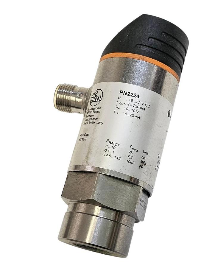 Used IFM EFECTOR PN-010-RBN14-MFRKG/US/ /V PRESSURE SENSOR PN2224 USED