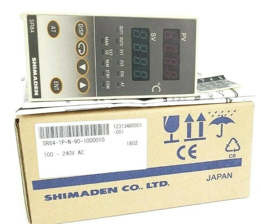 Used NIB SHIMADEN CO. SR84-1P-N-90-1000010 TEMPERATURE CONTROLLER SR841PN901000010