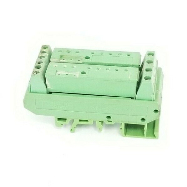 Used PHOENIX CONTACT UMK-SE 11,25-1 VARIOFACE MODULE W/ (2) SIM-AMSC I/O RELAY MODS