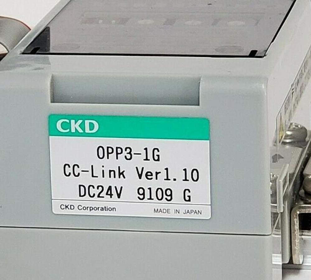 Used NIB CKD M4GB120R-C6-T6G1WHD-8-3 MANIFOLD OPP3-1G CC-LINK W/ 4GB129R-00-A2NH-3