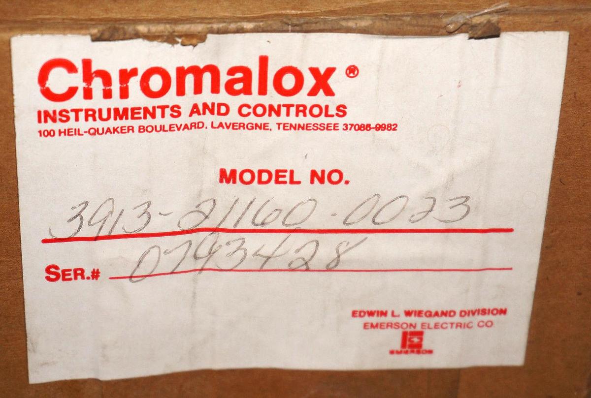 Used NIB CHROMALOX 3913-21160-0023 PROCESS CONTROLLER 0-100% RANGE TYPE: 4-20