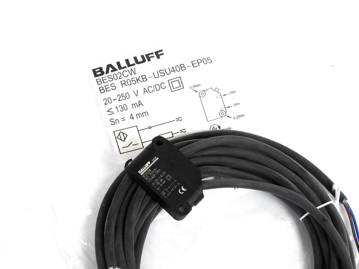 Used NEW BALLUFF BES R05KB-USU40B-EP05 INDUCTIVE SENSOR BESR05KBUSU40BEP05, 333512