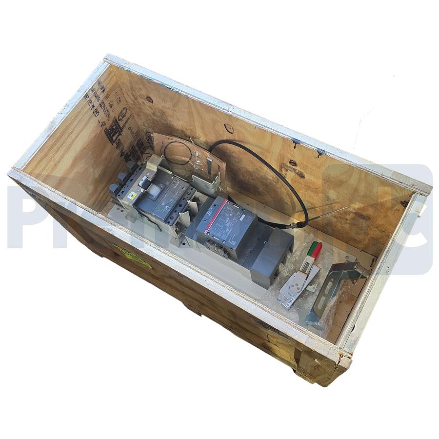 Used ABB Tmax XT5N 400 Ekip Dip LS/I Breaker w/ AF305-30 Contactor 400A 100-250V +Acc