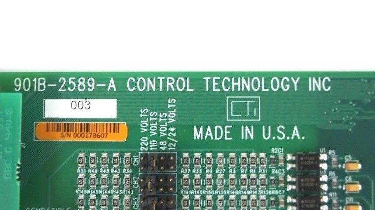 Used NIB CONTROL TECHNOLOGY 901B-2589-A UNIVERSAL INPUT MODULE 901B2589A