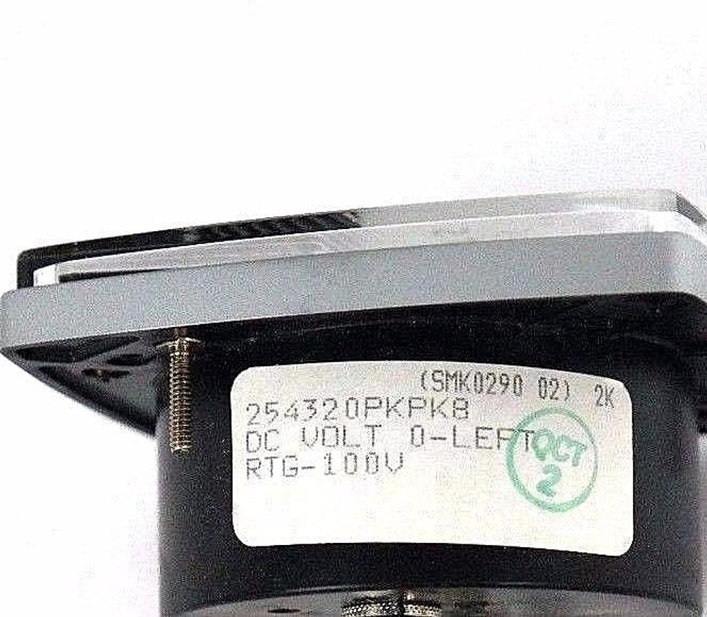 NIB YOKOGAWA 254320PKPK8 PANEL METER RTG-100V, 0-100V