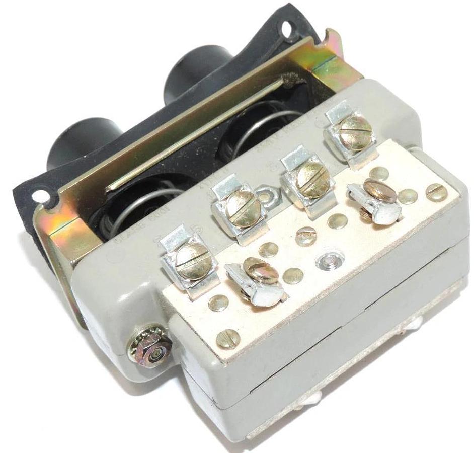NEW SQUARE D 9001-UO-3 BLANK PUSHBUTTON BLACK MOMENTARY OPEN TYPE 250V, 9001U03