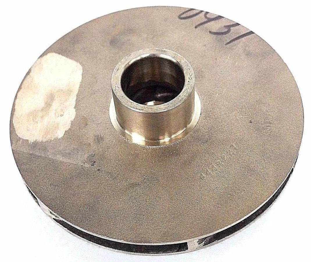 NEW GOULDS PUMP 444R227 VANE IMPELLER 9P1 47717-0431-7.375" BRASS
