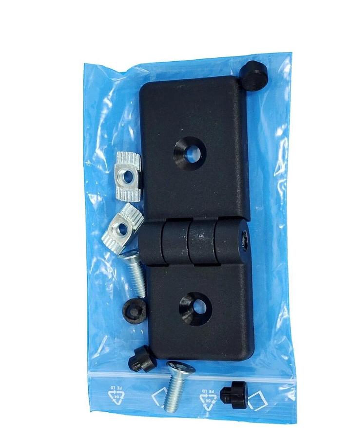 Used LOT OF 10 NEW KUNSTSTOFFSCHARNIER SCHWER 095KS4560F10S01 45X60 HINGES 127577