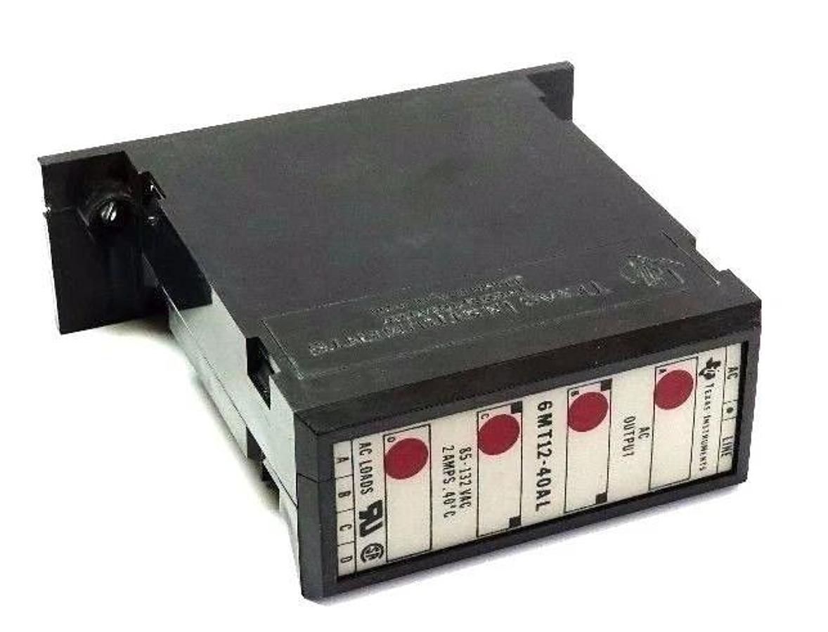 Refurbished TEXAS INSTRUMENTS 6MT12-40AL AC OUTPUT 85-132VAC 2AMPS 40°C 6MT1240AL REPAIRED
