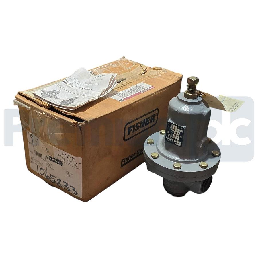 Fisher 95H-111 Pressure Regulator Valve 1" NPT Spring Range: 25-75PSIG SST Trim