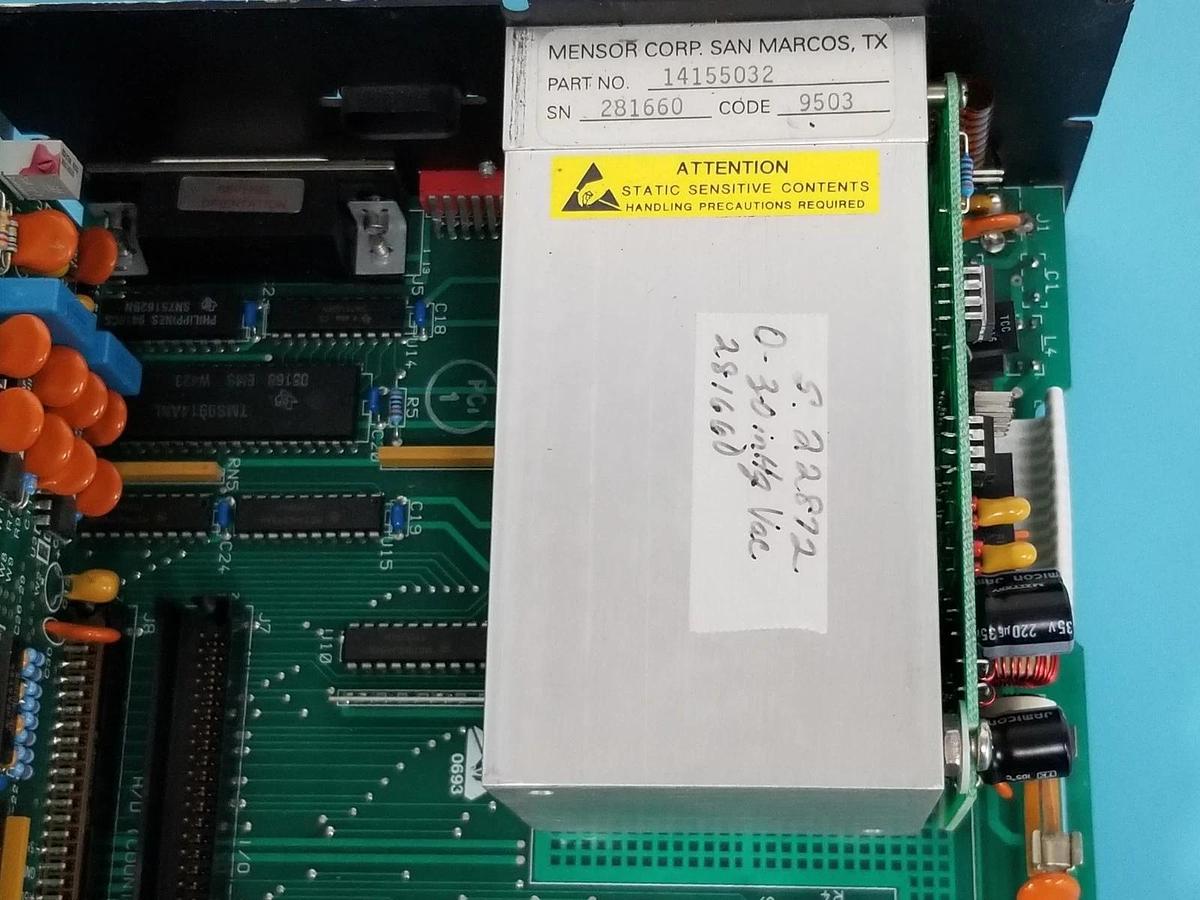 Used MENSOR MODEL: 15000 DIGITAL PRESSURE GAUGE II .025% FS CODE: 9503 W/ BATTERY