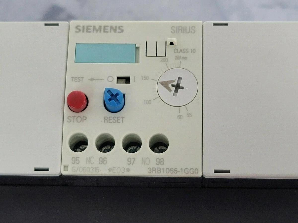 Used SIEMENS 3RB1065-1GG0 SOLID STATE OVERLOAD RELAY 3RB10651GG0