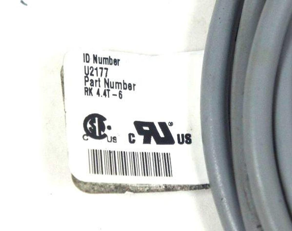 Used LOT OF 3 TURCK ELEKTRONIK U2177 EUROFAST MOLDED CORDSETS, RK 4.4T-6