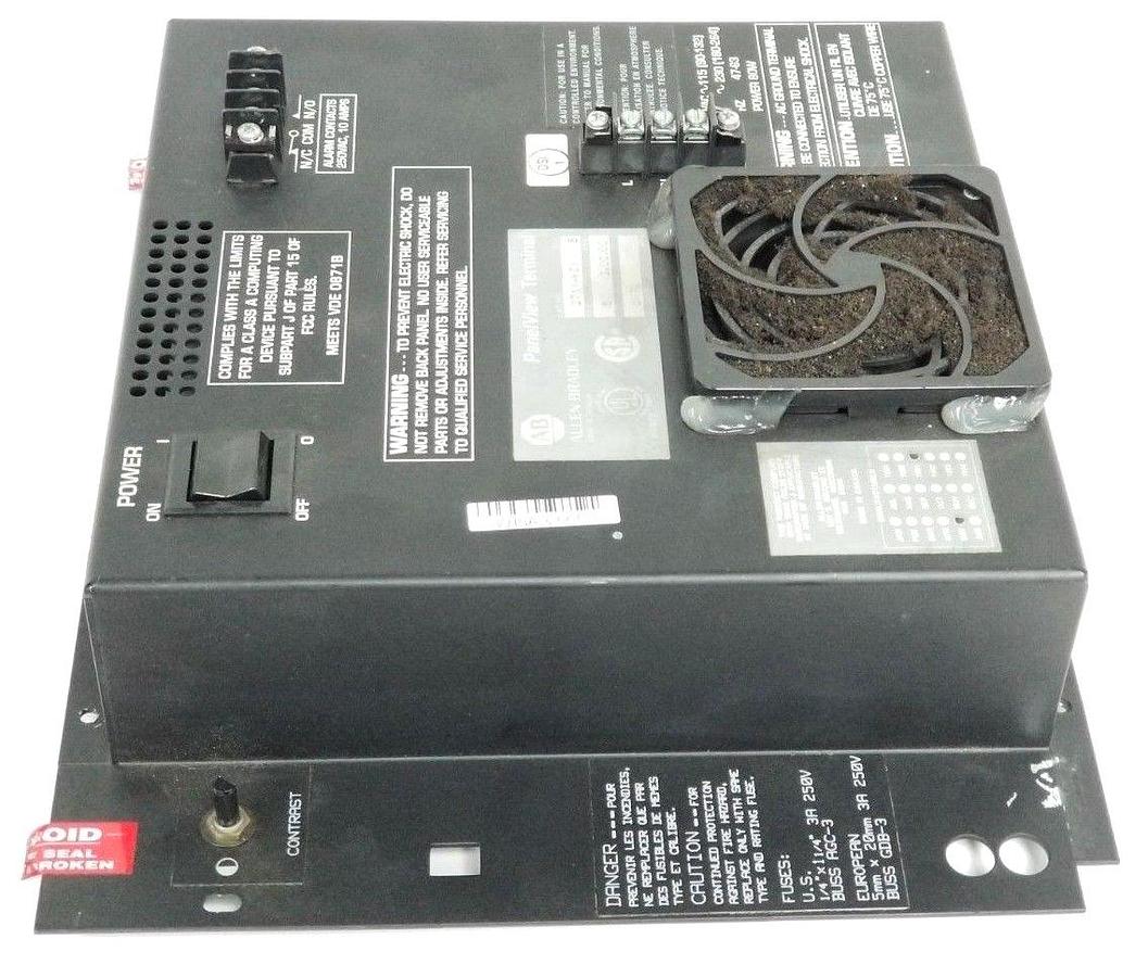Used ALLEN BRADLEY 2711-KC1 PANELVIEW TERMINAL BACK PANEL SER.B REV. B 2711KC1