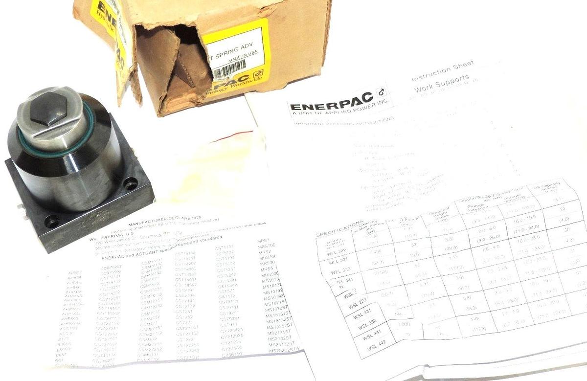 Used NEW ENERPAC WSL-331 WORK SUPPORT SPRING ADV. WSL331