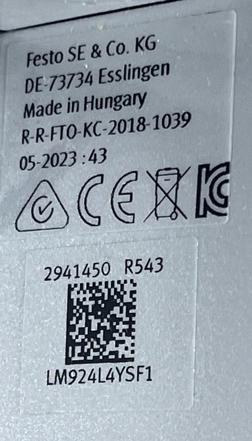 Used Festo 531030 MS6B Air Service Unit Combo G1/2 FRL MSB6-AGD-C4:j23:F1:V39-WP NSNP
