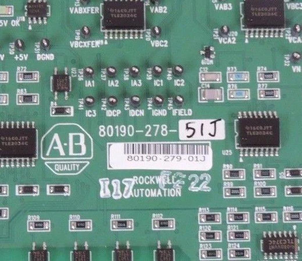 Used ALLEN BRADLEY 80190-280-01-CR PC BOARD 80190-280-01-R REV 12