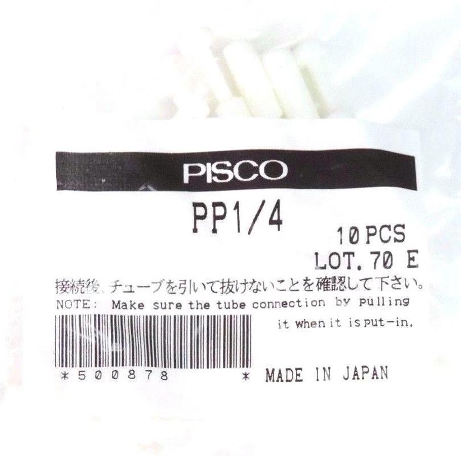 Used LOT OF 50 NIB PISCO PP1/4 FITTINGS 1/4'', 70-1509 E, PP14