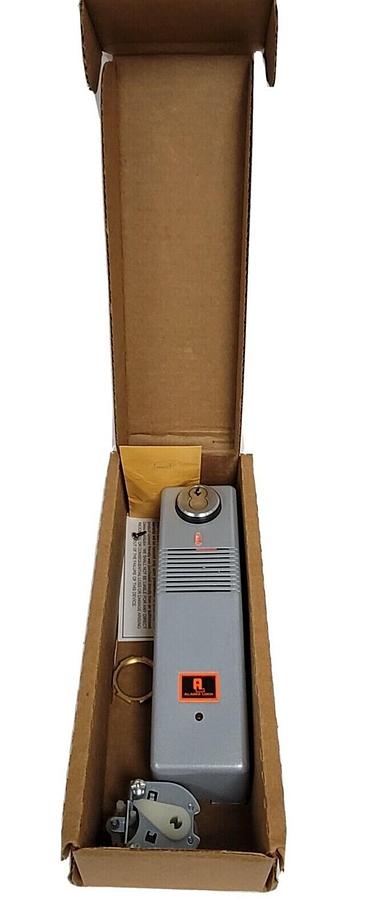 Used NEW DETEX EAX-500 EAX EXIT ALARM W/ 9V BATTERY GRAY 102600-1 EAX500