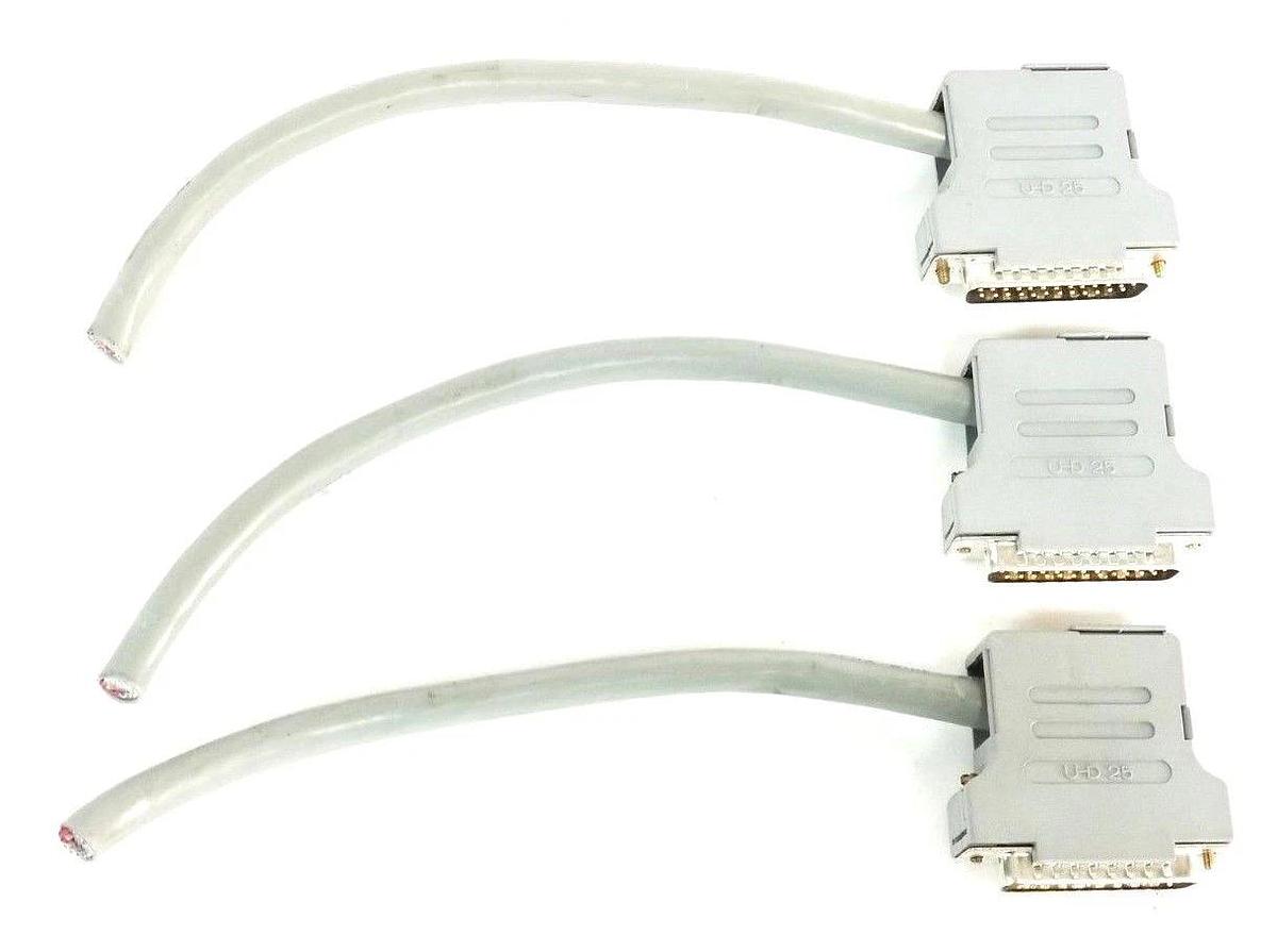 Used LOT OF 6 NORCOMP CONNECTORS (3) UHD-15 (3) UHD-25 GRAY 15 & 25 POSITION