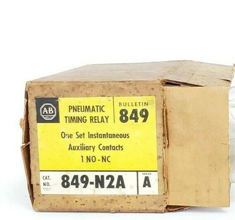 Used NEW ALLEN-BRADLEY 849-N2A SER. A PNEUMATIC TIMING RELAY AUXILIARY CONTACT KIT