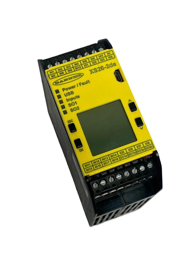 Used Banner XS26-2DE Safety Controller Base Module Dual Ethernet Expandable