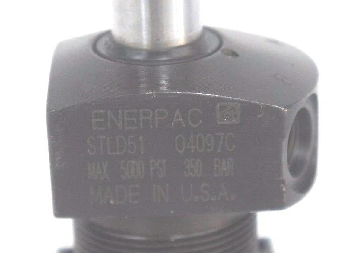 Used ENERPAC STLD51 THREADED BODY SWING CYLINDER 04097C 5000 PSI MAX 350 BAR