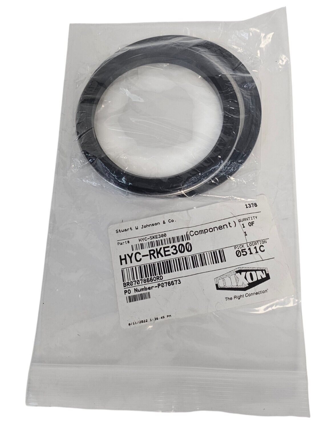Used DIXON HYC-SKE300 SEAL KIT HYC-RKE300