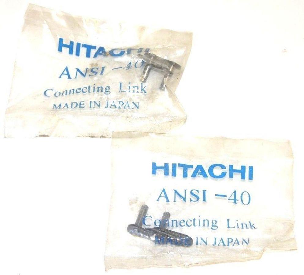Used LOT OF 2 NEW HITACHI ANSI-40 CONNECTING LINKS, ANSI40