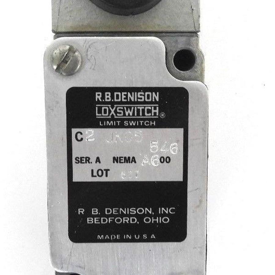 Used R.B. DENISON C2-JK05 LIMIT SWITCH C2JK05 LOT 677, SER. A, NEMA A6
