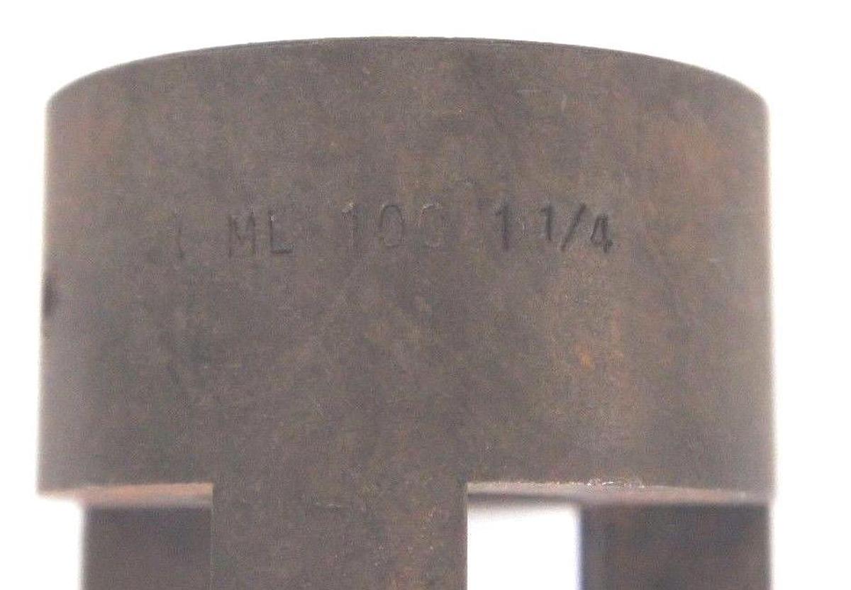 Used MARTIN ML-100 JAW COUPLING 1-1/4" BORE ML100